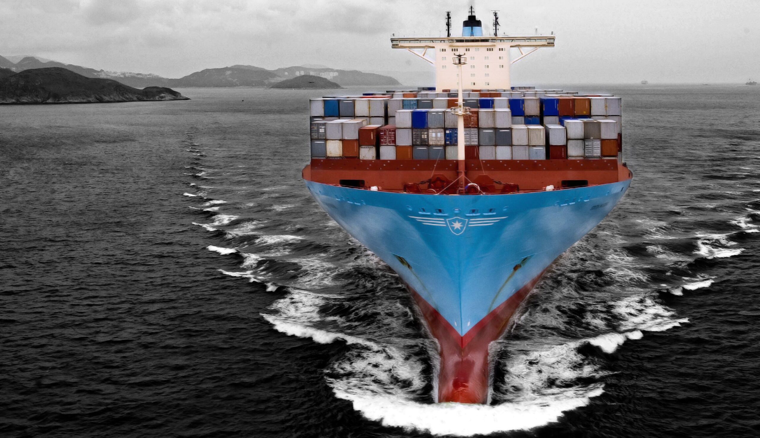HD image of the container ship Maersk line photo of the great vessel ...